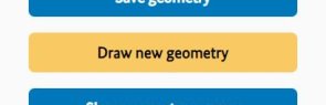 Schalter "Neue Geometrie zeichnen" und  Schalter "Geometrie auf Karte anzeigen" im Menü Geometrie